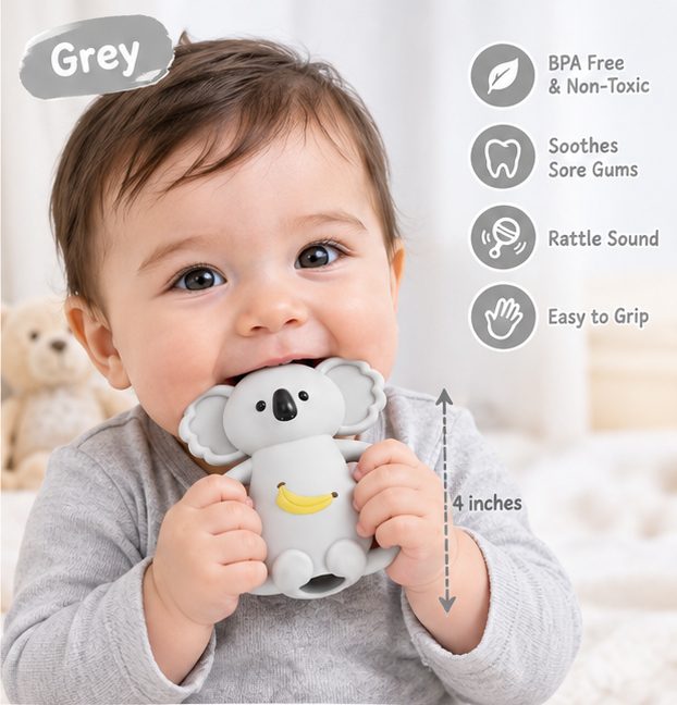 Teether & Rattle Koala Round