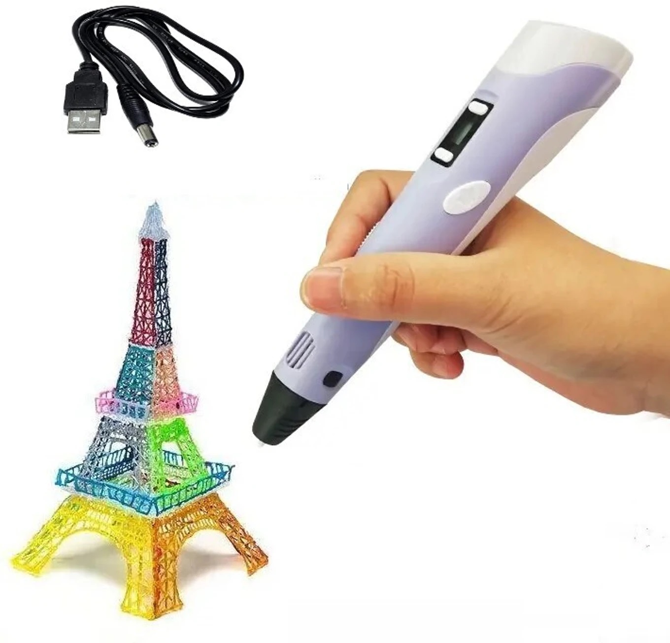 3D Printing Pen with Display for kids