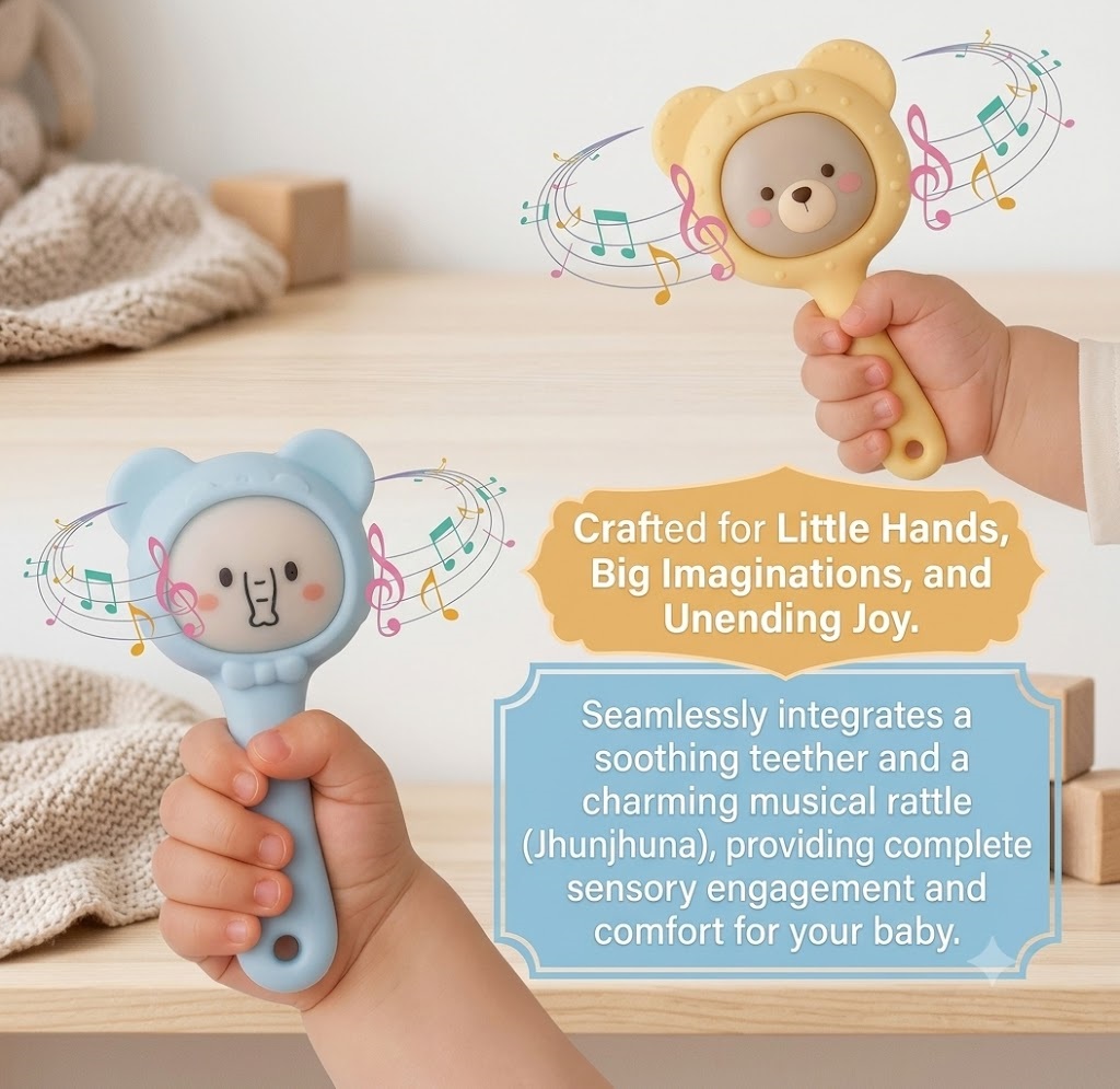 Teether & Rattle Cat Longstick Skin