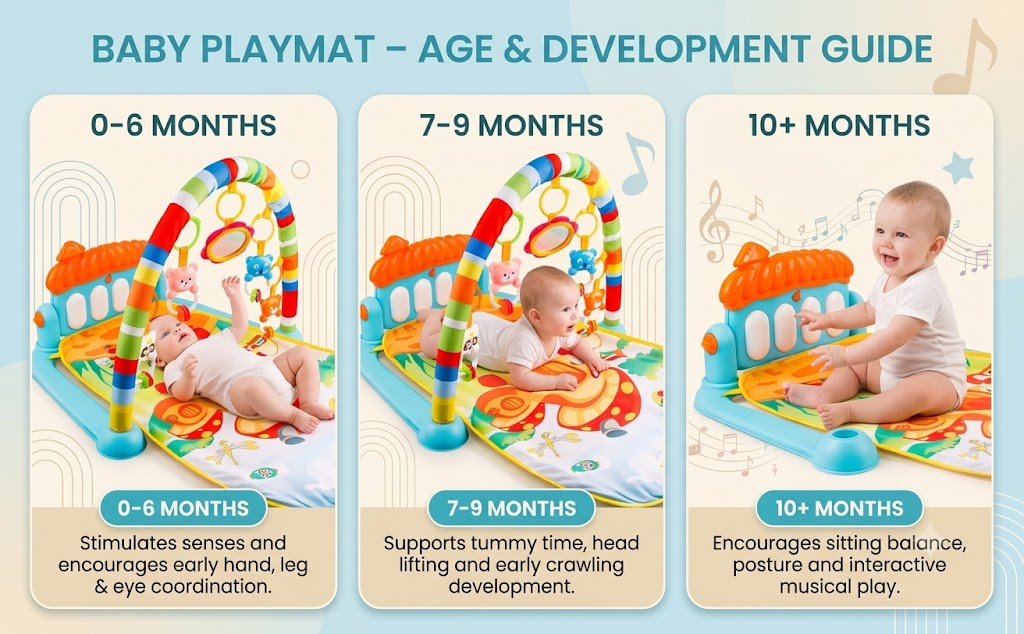 Play Gym with Kick Musical Pianno babbies