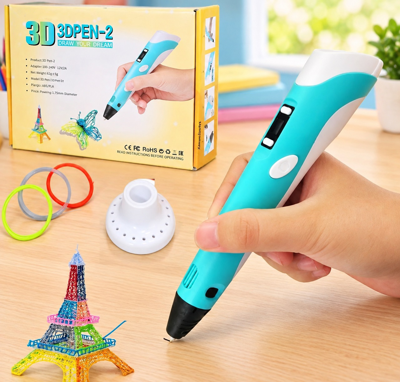 3D Printing Pen with Display for kids