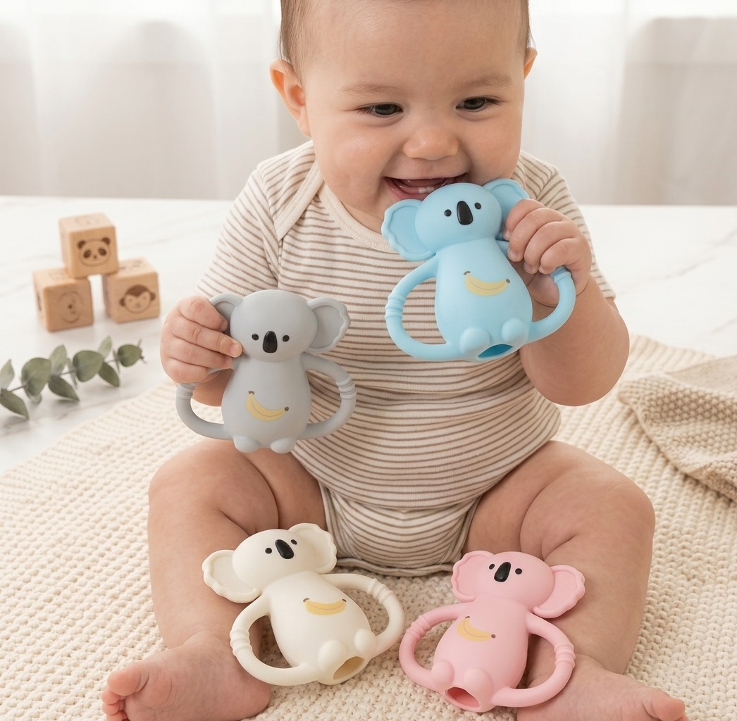 Teether & Rattle Koala Round