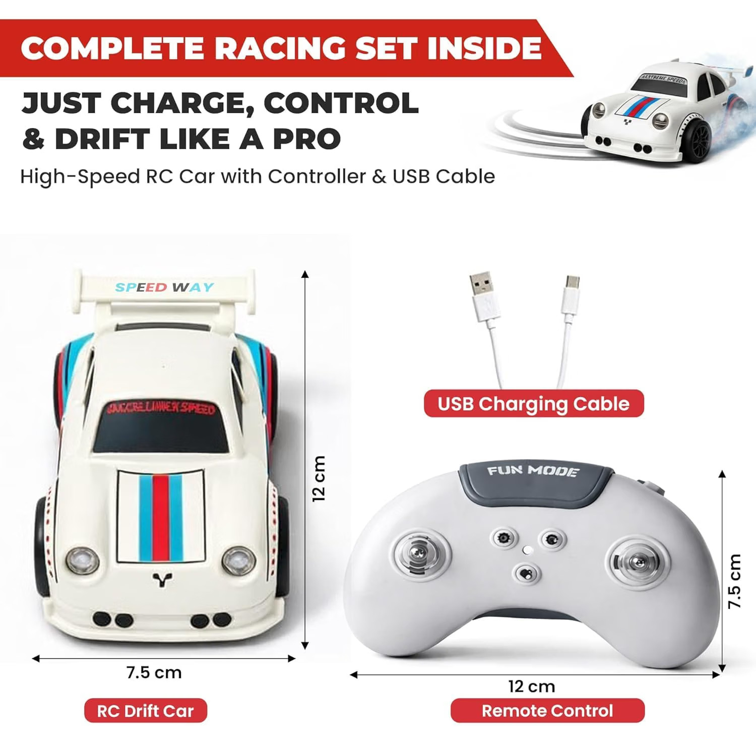 Mini RC Drift Remote Car with remote