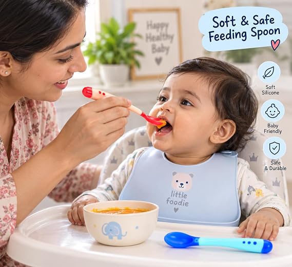 Feeding Spoon with Heat Sensor