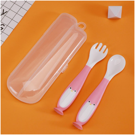 Feeding Spoon with Fork Set
