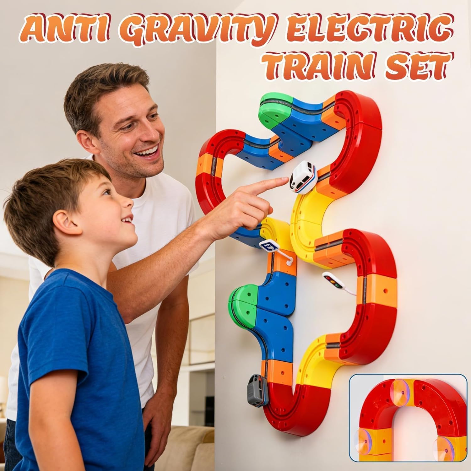 Electric Train Set, Track with Flexible Tracks , 51PCS