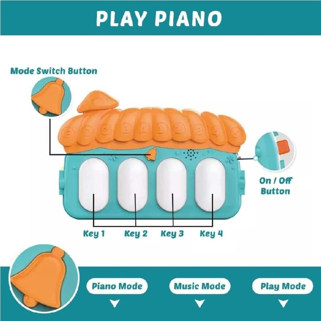 Play Gym with Kick Musical Pianno babbies